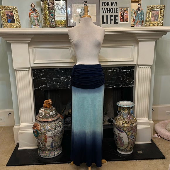 “Young Fabulous & Broke” tie-dye side sheered skirt - Picture 1 of 8